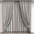 Vray Corona Curtain 3D Model 3D model small image 3