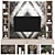 Durable TV Wall Mount Stand 3D model small image 1