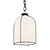 Modern Old Bronze Pendant Light 3D model small image 1