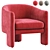 Contemporary Fairfax Armchair 3D Model 3D model small image 1