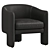 Contemporary Fairfax Armchair 3D Model 3D model small image 6
