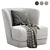 Title: Elegant ROYALE Armchair, Casamilano 3D model small image 3