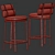 Modern ROLL Stool Kettal Design 3D model small image 16