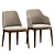 Grace Chair Concorde Table Set 3D model small image 2