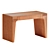 Premium Rattan Desk Model 3D model small image 1
