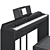 Yamaha P-125 Digital Piano Set 3D model small image 4