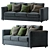 FINNALA by IKEA 3-Seat Sofa 3D model small image 1