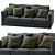 FINNALA by IKEA 3-Seat Sofa 3D model small image 3