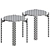 Sleek Rey Stool set 2 3D model small image 2