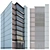 Detailed Modern Office Building Model 3D model small image 1