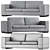 Elegant ZALABA KOLB Sofa Design 3D model small image 2