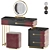 Elegant Colette Vanity Set 3D model small image 1