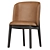 Sleek Modern Calligaris ABREY Chair 3D model small image 2