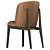 Sleek Modern Calligaris ABREY Chair 3D model small image 3