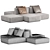 MARECHIARO Sofa | Modular Modern Design 3D model small image 3