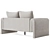 Mabelle Sofa by Urban Outfitters 3D model small image 4