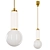  Modern Glass Pendant Light Collection 3D model small image 2