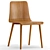 Modern Lovell Wooden Chair Duo 3D model small image 2
