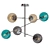 Imperium Loft Chandelier Spherical Shades 3D model small image 1