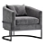 Santa Monica Armchair, 3 Colors 3D model small image 3