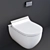 Luxury Bidet Toilet Seat with Remote Control 3D model small image 3