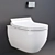 Luxury Bidet Toilet Seat with Remote Control 3D model small image 8