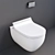 Luxury Bidet Toilet Seat with Remote Control 3D model small image 11