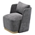 Elegant MACQUEEN Armchair, 3 Colors 3D model small image 2
