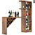 Elegant Wine Bar Set: Sleek Design 3D model small image 1