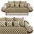 Majestic Rattan Sofa Model 3D model small image 2