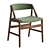 Mid Century Dining Chair Classic 3D model small image 1