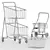  Crown Render Shop Cart Set 3D model small image 7