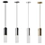 Modern Elegant Lena LED Pendant 3D model small image 3