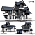 Contemporary Individual Mansion Model 3D model small image 1