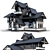 Contemporary Individual Mansion Model 3D model small image 3