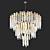 Luxury Burj Al Arab-Inspired Chandelier 3D model small image 1