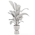 Rusty Concrete Pot Indoor Plants 3D model small image 6