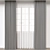 Modern Curtain 3D Model Set 3D model small image 1