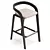 Sleek Passoni GENEA Bar Stool 3D model small image 4