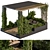 Pergola Roof Garden Furniture Landscape 3D model small image 1