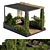 Pergola Roof Garden Furniture Landscape 3D model small image 2