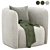 Cosy Coso Armchair: Elegant Comfort 3D model small image 1