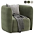 Cosy Coso Armchair: Elegant Comfort 3D model small image 2