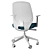 Key Smart Poly Armchair - Ergonomic Office Chair 3D model small image 3