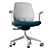 Key Smart Poly Armchair - Ergonomic Office Chair 3D model small image 5