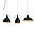 Modern Swell String Pendant Light 3D model small image 1