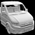 Commercial Vehicle MAN TGE Chassis 3D model small image 5