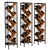 Modular Metal & Wood Wine Rack 3D model small image 2