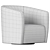 Modern Swivel Chair by Dellarobbia 3D model small image 5