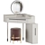 Chic Corner Vanity Set 3D model small image 2